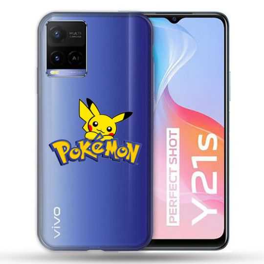 Coque Transparente Pour Vivo Y21 / Y21S / Y33S Pokemon