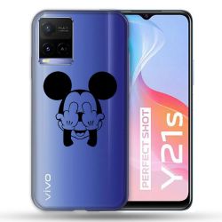 Coque Transparente Pour Vivo Y21 / Y21S / Y33S Mickey doigt