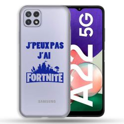 Coque Transparente Pour Samsung Galaxy A22 5G Jpeux pas jai Fortnite