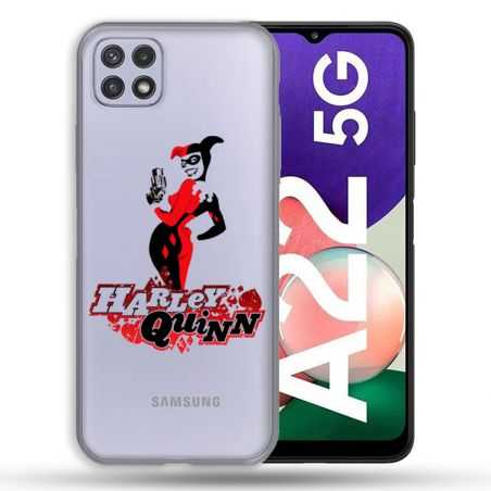Coque Transparente Pour Samsung Galaxy A22 5G Harley Quinn