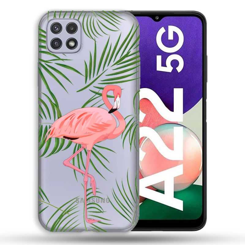 Coque Transparente Pour Samsung Galaxy A22 5G Famant Rose