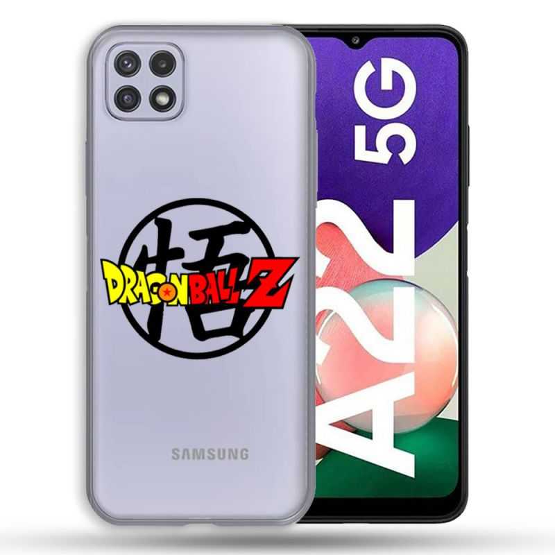 Coque Transparente Pour Samsung Galaxy A22 5G Dragon Ball Logo