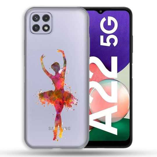 Coque Transparente Pour Samsung Galaxy A22 5G Danseuse etoile
