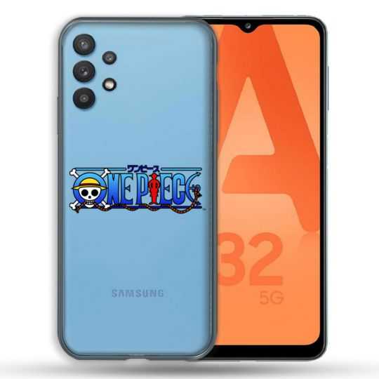 Coque Transparente Pour Samsung Galaxy A32 5G One Piece Logo