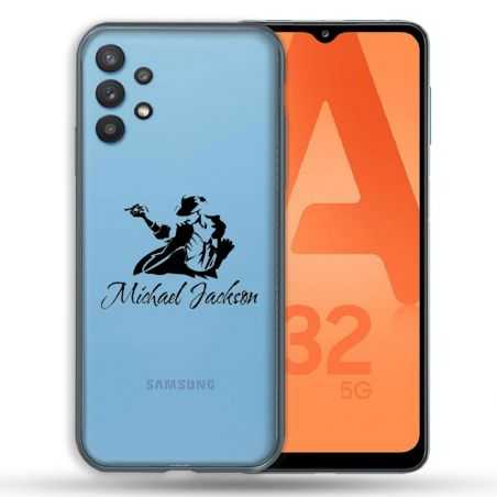 Coque Transparente Pour Samsung Galaxy A32 5G Michael Jackson