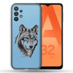 Coque Transparente Pour Samsung Galaxy A32 5G Loup