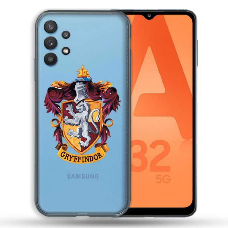 Coque Transparente Pour Samsung Galaxy A32 5G Harry Potter Griffindor