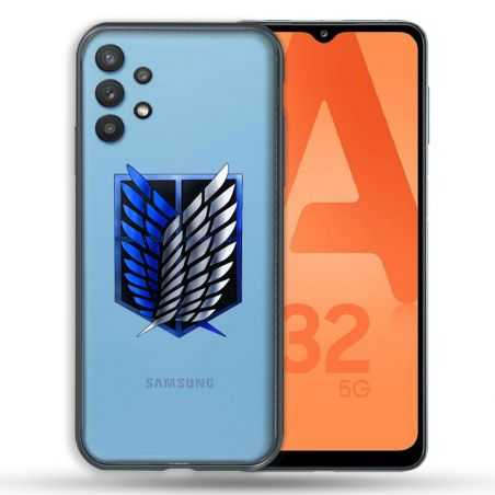 Coque Transparente Pour Samsung Galaxy A32 5G Attaque Titan Logo