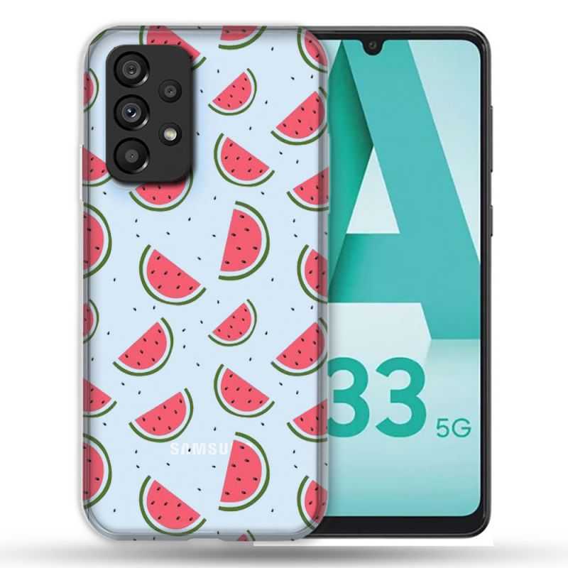 Coque Transparente Pour Samsung Galaxy A33 5G Pasteque