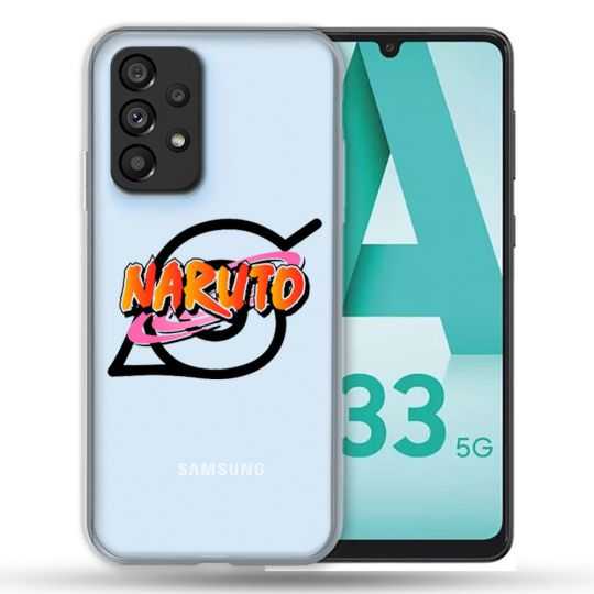 Coque Transparente Pour Samsung Galaxy A33 5G Naruto Logo
