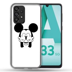 Coque Transparente Pour Samsung Galaxy A33 5G Mickey doigt