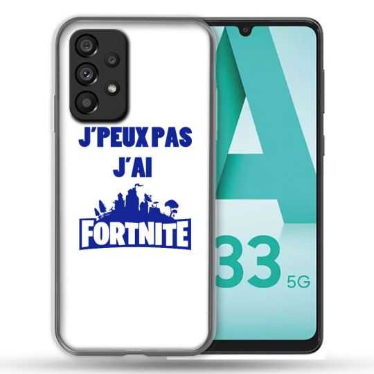 Coque Transparente Pour Samsung Galaxy A33 5G Jpeux pas jai Fortnite