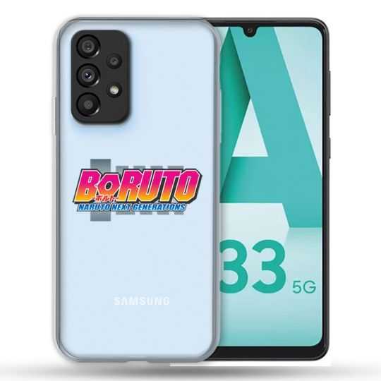 Coque Transparente Pour Samsung Galaxy A33 5G Boruto Logo