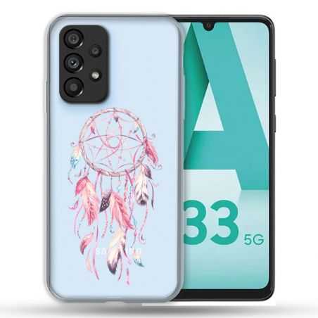 Coque Transparente Pour Samsung Galaxy A33 5G Attrape Reve Rose