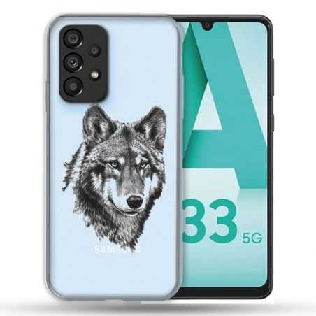 Coque Transparente Pour Samsung Galaxy A33 5G Loup