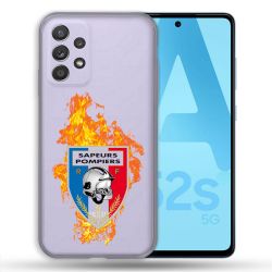 Coque Transparente Pour Samsung Galaxy A52 / A52S Pompier Feu
