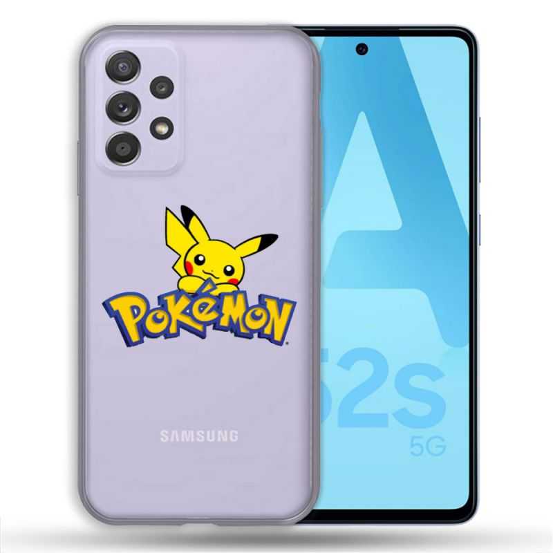 Coque Transparente Pour Samsung Galaxy A52 / A52S Pokemon