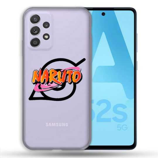 Coque Transparente Pour Samsung Galaxy A52 / A52S Naruto Logo