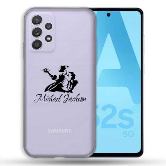 Coque Transparente Pour Samsung Galaxy A52 / A52S Michael Jackson