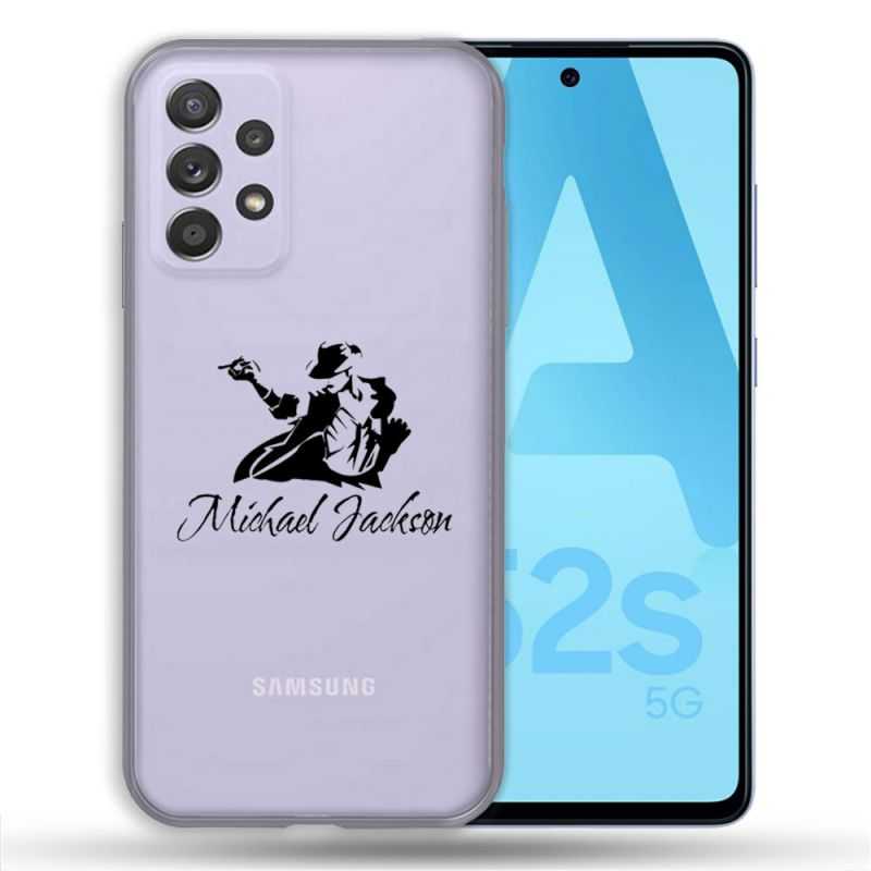 Coque Transparente Pour Samsung Galaxy A52 / A52S Michael Jackson