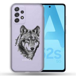 Coque Transparente Pour Samsung Galaxy A52 / A52S Loup
