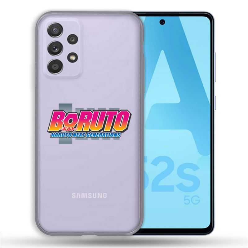 Coque Transparente Pour Samsung Galaxy A52 / A52S Boruto Logo
