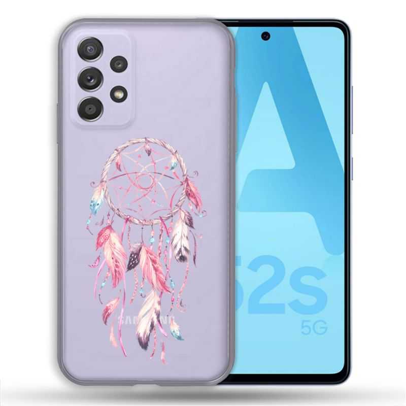 Coque Transparente Pour Samsung Galaxy A52 / A52S Attrape Reve Rose
