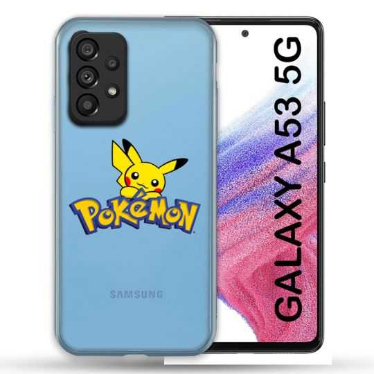 Coque Transparente Pour Samsung Galaxy A53 5G Pokemon