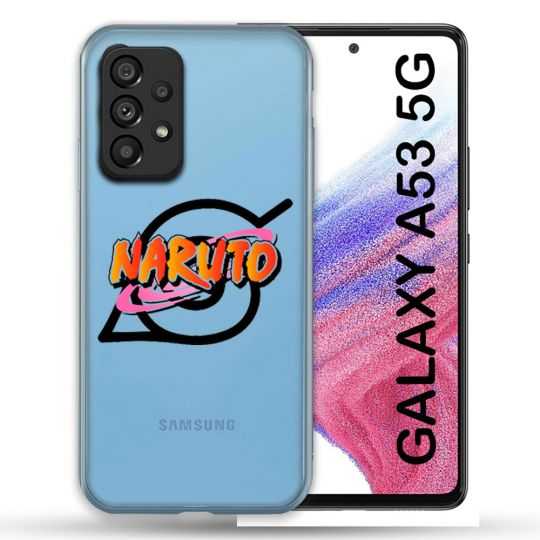 Coque Transparente Pour Samsung Galaxy A53 5G Naruto Logo