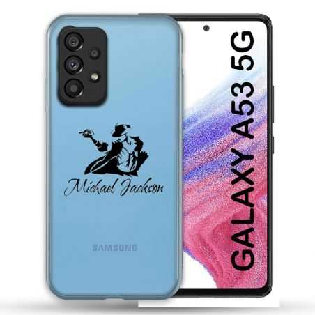 Coque Transparente Pour Samsung Galaxy A53 5G Michael Jackson