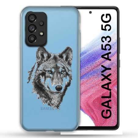Coque Transparente Pour Samsung Galaxy A53 5G Loup