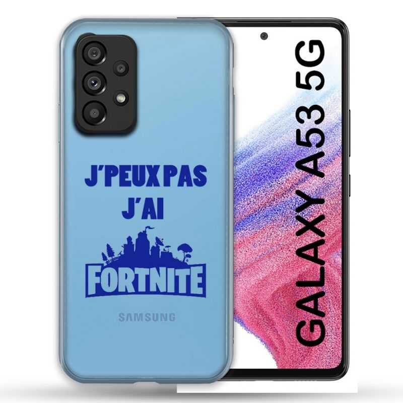 Coque Transparente Pour Samsung Galaxy A53 5G Jpeux pas jai Fortnite