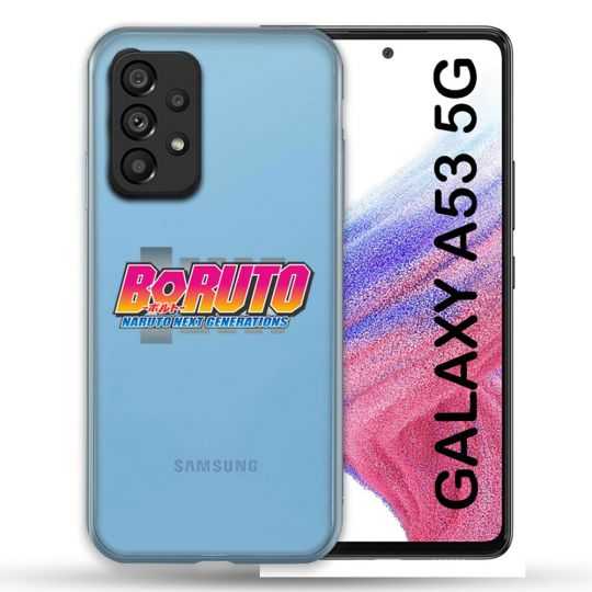 Coque Transparente Pour Samsung Galaxy A53 5G Boruto Logo