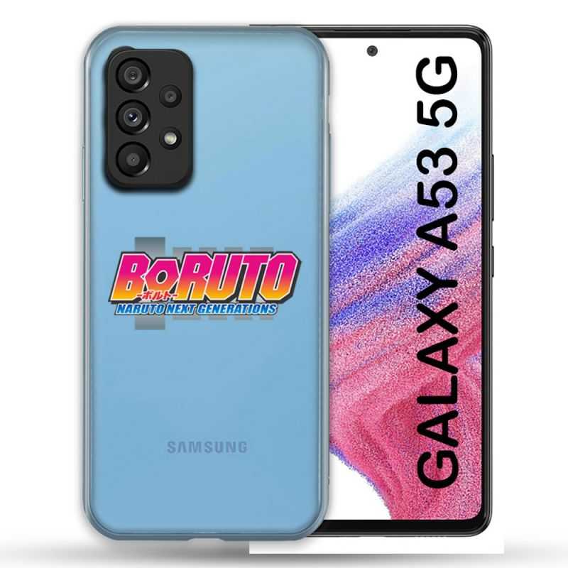 Coque Transparente Pour Samsung Galaxy A53 5G Boruto Logo