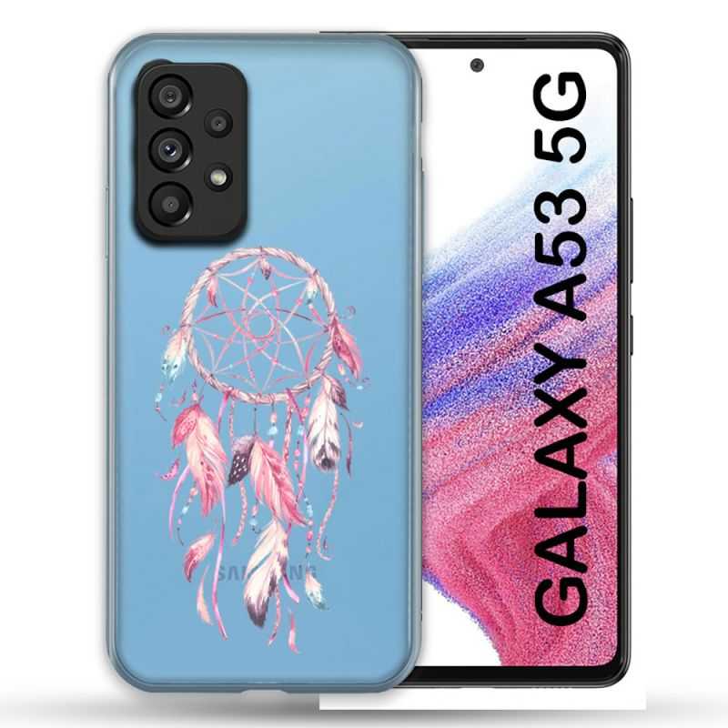 Coque Transparente Pour Samsung Galaxy A53 5G Attrape Reve Rose