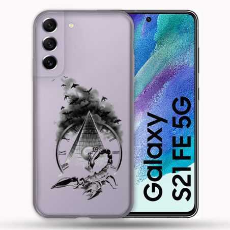 Coque Transparente Pour Samsung Galaxy S21 FE Scorpion