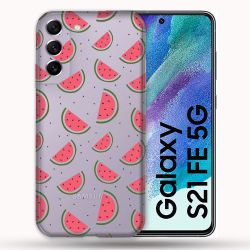 Coque Transparente Pour Samsung Galaxy S21 FE Pasteque