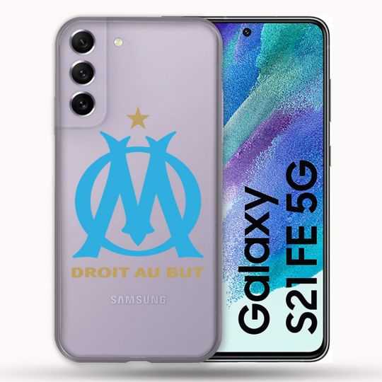 Coque Transparente Pour Samsung Galaxy S21 FE Olympique Marseille OM