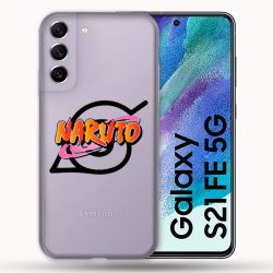 Coque Transparente Pour Samsung Galaxy S21 FE Naruto Logo