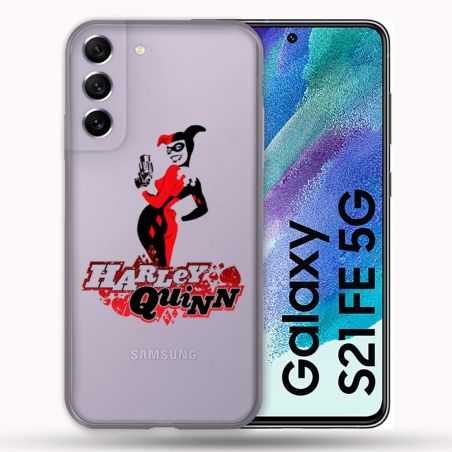 Coque Transparente Pour Samsung Galaxy S21 FE Harley Quinn