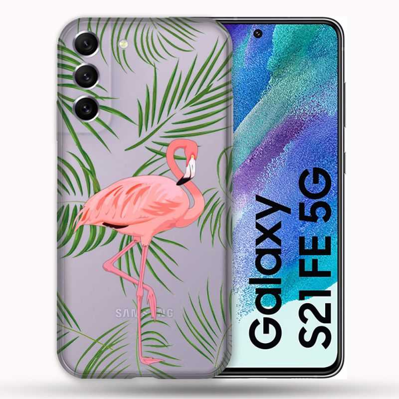 Coque Transparente Pour Samsung Galaxy S21 FE Famant Rose