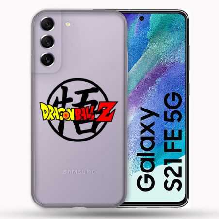 Coque Transparente Pour Samsung Galaxy S21 FE Dragon Ball Logo