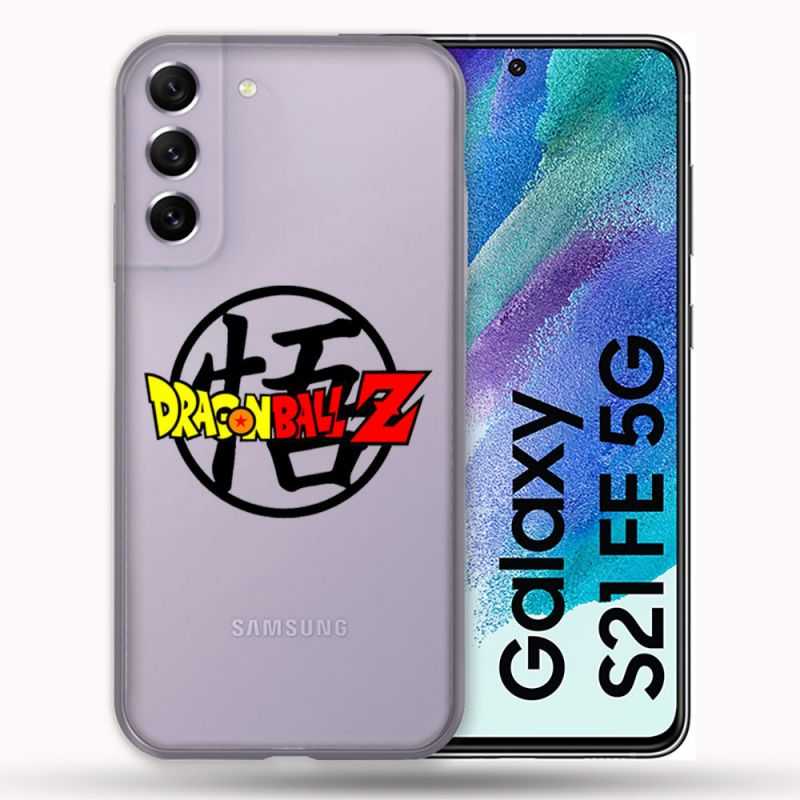 Coque Transparente Pour Samsung Galaxy S21 FE Dragon Ball Logo