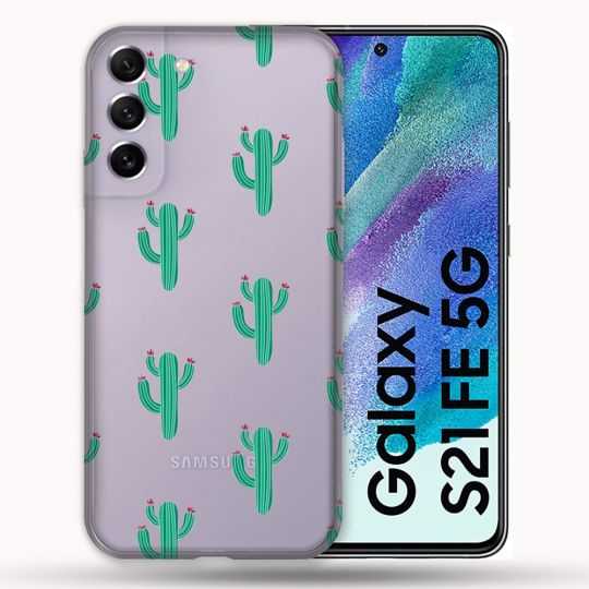 Coque Transparente Pour Samsung Galaxy S21 FE Cactus