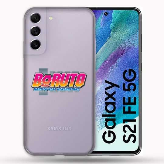 Coque Transparente Pour Samsung Galaxy S21 FE Boruto Logo