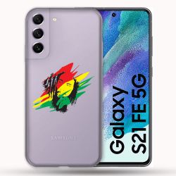 Coque Transparente Pour Samsung Galaxy S21 FE Bob Marley Graf
