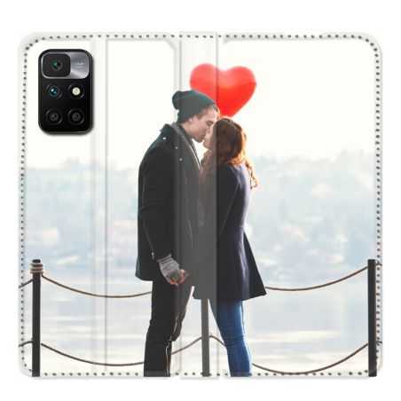 Housse Cuir Portefeuille Pour Xiaomi Redmi 10 Personnalisee
