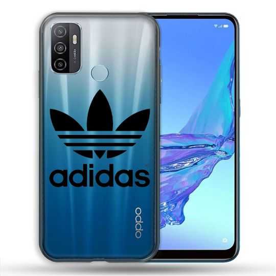 Coque Transparente Pour Oppo A53 / A53S Adidas