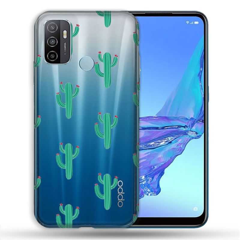 Coque Transparente Pour Oppo A53 / A53S Cactus