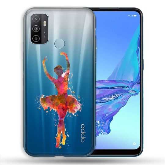 Coque Transparente Pour Oppo A53 / A53S Danseuse etoile